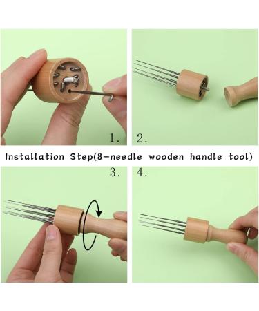 QMNNMA Felting Needles Kit - 8 Needle Tool, 36/38/40 Gauge Needles, Foam Mat, Scissors & Pins for Needle Felting - Beginner to Professional Supplies - Buy Online on GoSupps.com