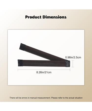 2 Pcs Dark Brown Magic Hair Bun Maker - Fast & Easy Donut Bun for Girls and Women - Buy Online on GoSupps.com
