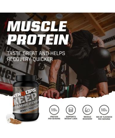 MTN OPS Cameron Hanes Keep Hammering Whey Protein Powder - Chocolate Caramel Flavor 30 Servings | Best International Shipping - Buy Online on GoSupps.com