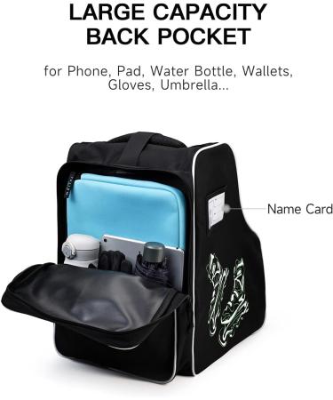 CELLGEAR Waterproof Roller Skate Bag - Adjustable Shoulder Strap - Black - Buy Online on GoSupps.com