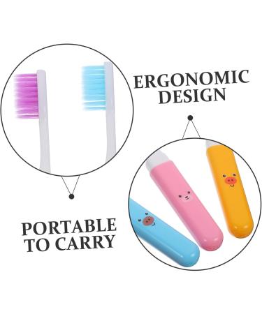 Beaupretty 5-Pack Travel Toothbrushes for Kids | Mini Foldable & Collapsible Camping Toothbrushes - Buy Online on GoSupps.com