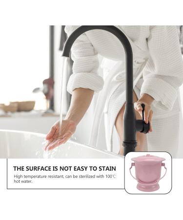 Angoily Chamber Pot with Lid Handle Urine Pots Bedpan Urine Bucket Potty Urinal Bottles for Home Pink - Buy Online on GoSupps.com