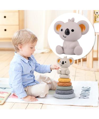 MalPlay Sensory Rubber 13-Piece Soft Tower Stacking Blocks | Baby Building Toy for Motor Skills | Ideal for 6+ Months - Buy Online on GoSupps.com