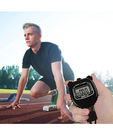 Sports Stopwatch Set - Digital Timers with Countdown Alarm, Large Display, Waterproof Design - Ideal for Coaches, Referees, and Kids - Pack of 4 - Buy Online on GoSupps.com