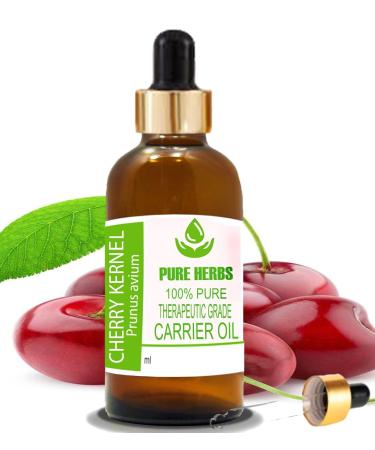 Pure Herbs Cherry Kernel Oil - 100% Natural Therapeutic Grade Carrier Oil 15 ml - Shop Internationally - Buy Online on GoSupps.com