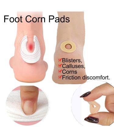 Felt Callus Pads & Foam Cushions Set - 6 Felt Pads & 45 Foam Toe Pads for Pain Relief & Protection | Comfortable Corn Cushions - International Shipping - Buy Online on GoSupps.com