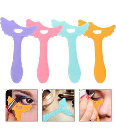TOPBATHY Pochoirs Eyeliner Multifonctions 4 Pi ces Silicone Outils Maquillage Yeux Aide Application Mascara Paupi res R utilisable Couleur Al atoire Style Al atoire - Buy Online on GoSupps.com