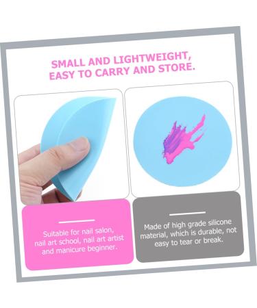 Anneome 6 pi ces Palette de Nail Art Silicone Plaques de M lange pour Vernis Ongles Pigments et Maquillage Outil de Manucure Professionnel et Usage Domestique - Buy Online on GoSupps.com