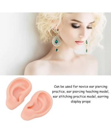 Silicone Ear Model - Simulation Pair for Piercing Practice (Light Skin Color) - Buy Online on GoSupps.com
