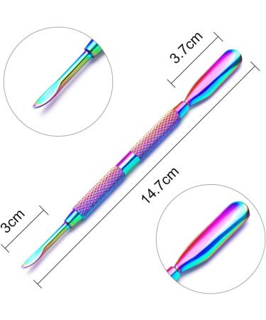 Nail Cleaning Tool Multifunctional Professional Lightweight Gel Polish Remover Stainless Steel Cuticle Pusher Nail Art Tools F - Buy Online on GoSupps.com
