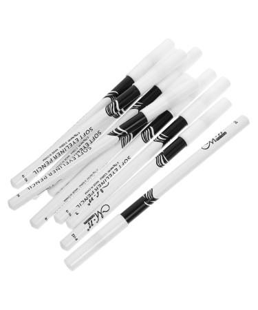 TOVINANNA Eyeshadow 50 pcs Cosmetics White Cosmetic Smudge-proof Multi-function & Lying Simple Highlighter Gliding Line 1 count (Pack of 1) Whitex5pcs