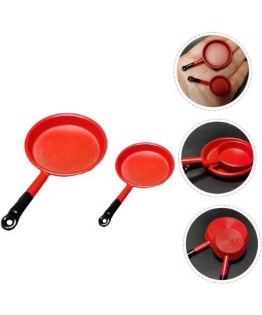 Zerodeko 2pcs Mini Pan Miniature Kitchenware Miniature Scene Models Playhouse Accessories Miniature Kitchen Accessories Flat Skillet Pans Griddle Doll House Fry Pan Alloy Metal Cooking Pot - Buy Online on GoSupps.com
