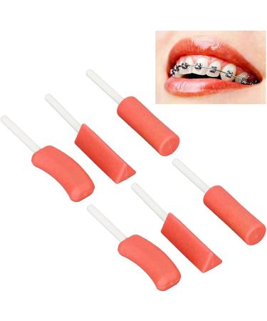 Portable Orthodontic Pacifiers with Flexible Leveling Shell - Professional Silicone Packaging 6 Pack - Tasty Red Strawberry Flavor - Buy Online on GoSupps.com