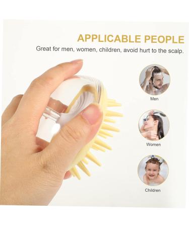 Minkissy 6-Piece Shampoo Brush Set | Silicone Scalp Massager & Body Scrubber | Handheld Cleaning Comb | 3 Colors | Perfect for Home Spa & Wellness - Buy Online on GoSupps.com