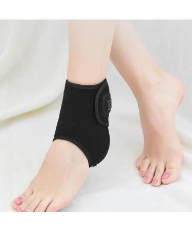 Ankle Heating Pad - Low Voltage Hot Compression Support Brace | Adjustable One Button Control for Relaxation - Buy Online on GoSupps.com