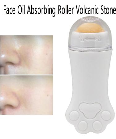 GUIJIALY Natural Volcanic Roller Oil Control Rolling Stone Face Cleansing Oil Absorption Roller Ball White - Buy Online on GoSupps.com