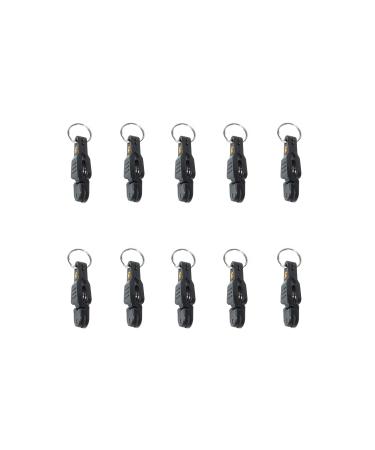 Sedmoon 10 Pcs Heavy Tension Snap Release Clips for Weight Planer Board, Downriggers Outrigger Release Clips for Offshore Fishing (Black)