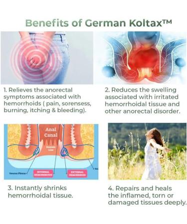MSOWINRY Heca Natural Herbal Strength Hemorrhoid Relief Capsules - 3PCS - Buy Online on GoSupps.com