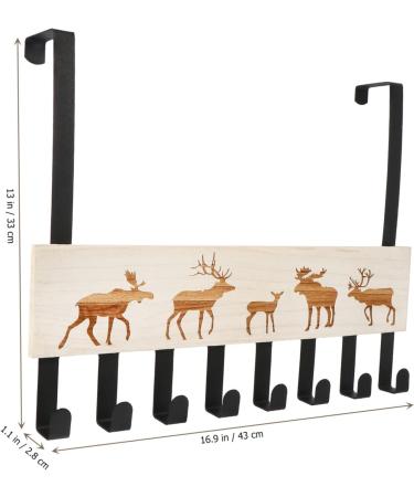 OFFSCH 1pc Solid Wood Door Hook Towel Hooks Coat Rack Stand Holiday Door Hooks Door Hanger Clothing Jacket - Buy Online on GoSupps.com