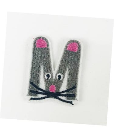 Operitacx Letters Patches 52 Pcs Embroidery Patches Embroidery Letter Patches Cloth Decals Cloth Stickers Cartoon Accessories - Buy Online on GoSupps.com