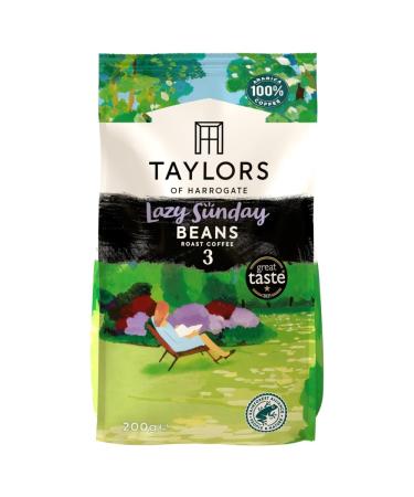 Taylors of Harrogate Lazy Sunday Beans Roast Coffee 200.00 g (Pack of 1)