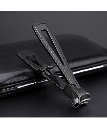 UNbit Nail Clipper Large Mouth Nail Clippers Stainless Steel Black Large Mouth Nail Clippers Large Nail Clippers Single Large Mouth Pliers(Color:Schwarz) - Buy Online on GoSupps.com