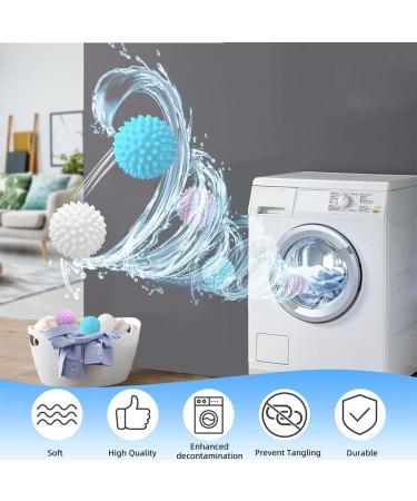 Wohlstand 6 pieces dryer balls for tumble dryers dryer balls dryer ball dryer ball washing ball for fluffy clothes cleaning household laundry reusable - Buy Online on GoSupps.com