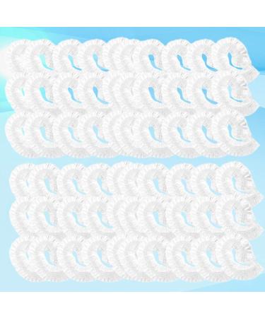 EXCEART 300 Pcs Disposable Bath Shower Caps - Waterproof, Thicker Plastic Caps for Travel, Spa, Hotel, Hair Salon - White (300pcs) - Buy Online on GoSupps.com