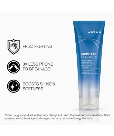 Joico Moisture Recovery Conditioner for Thick, Dry Hair | Replenish, Restore, Strengthen | Jojoba Oil & Shea Butter | 8.5 oz - Buy Online on GoSupps.com
