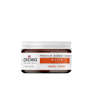 Cremo Premium Barber Grade Hair Styling Pomade Matte 4 oz - Perfect Hold & Finish - Buy Online on GoSupps.com