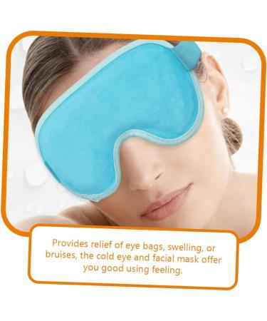 POPETPOP 1 Set Gel Skin Care Facial Puffy Eyes Cold Compress Women Facial Compress Ice Eye Cooling Ice Bead Travel Cosmetic Elastic Rope Goggles - Buy Online on GoSupps.com