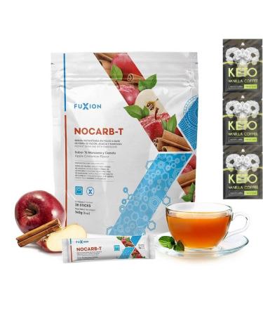 Nocarb T by FuXion 41 Sticks - Block & Reduce Absorption of Sugar Drink Before Rich Dinner Keep Carbs Under Control Bonus 1 Canister Omnite Collagen Peptides