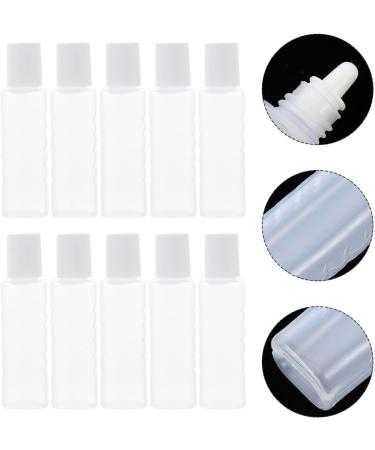 Lurrose 25th Care Solution Bottle - Refillable Contact Lens Cleaner Travel-Friendly Plastic Drip Bottle for Lens Care - Buy Online on GoSupps.com