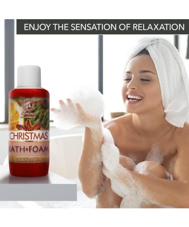 Bath Foam Christmas 34 Fl Oz - Relaxing Aromatherapy for Good Sleep & Spa Experience | Body Care & Wellness - Buy Online on GoSupps.com