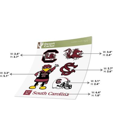 University of South Carolina Sticker Gamecocks USC Cocky Stickers Vinyl Decals Laptop Water Bottle Car Scrapbook T2 (Type 2) - Buy Online on GoSupps.com