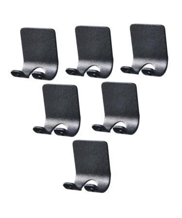 Alipis 6st razor hooker Razor holder Adhesive wall hanger are storage hooks sticking hook adhesive bathroom razor hook space aluminum wall hook child simple