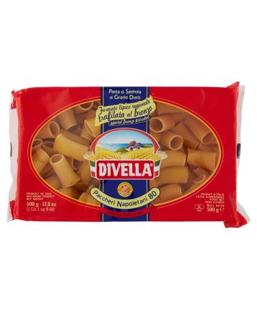 Divella Pack of 10 Divella 100% Italian pasta No. 80 Paccheri Napoletani 500g
