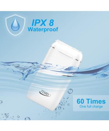 Portable Water Flosser for Teeth - 5 Jet Tips 3 Modes Cordless Oral Irrigator IPX7 Waterproof Rechargeable Mini Power Floss for Home & Travel - Best Teeth Cleaning Solution - Buy Online on GoSupps.com