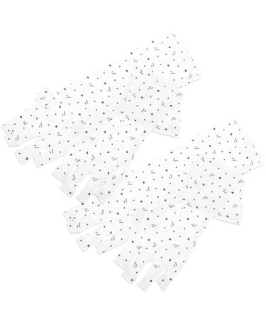 minkissy 10 Pairs Nail Gloves Fingerless Anti Uv Glove Protection Gloves for Manicures Gel Manicure Uv Gloves Uv Gloves for Gel Manicures Polyester Pattern White - Buy Online on GoSupps.com