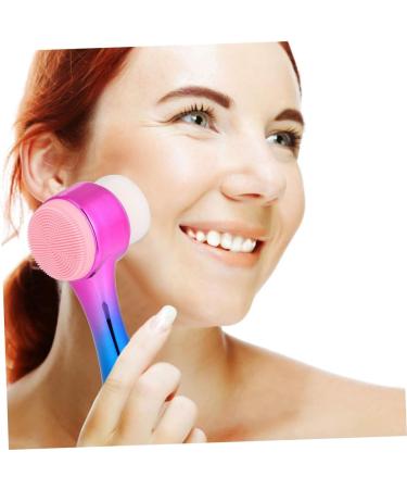 minkissy Facial Cleansing Brush Exfoliating Face Brush Deep Cleansing face Silicone Brush for face Facial Brush Skin Cleansing Double Sided 3D face Brush 13X5.5cm - Buy Online on GoSupps.com