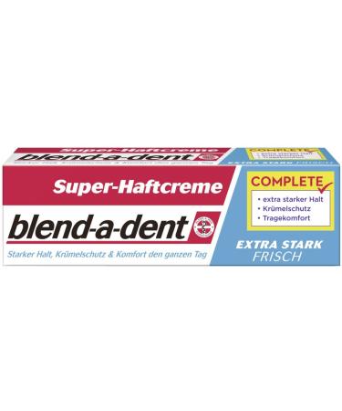 Blend-a-med Super Adhesive Cream Extra Strong Fresh 47 g Pack of 3 x 47 g - Buy Online on GoSupps.com