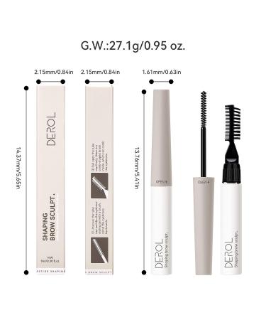 KISSIO Eyebrow Gel - Long Lasting, Waterproof, Cruelty-Free - 0.3 fl.oz - Buy Online on GoSupps.com