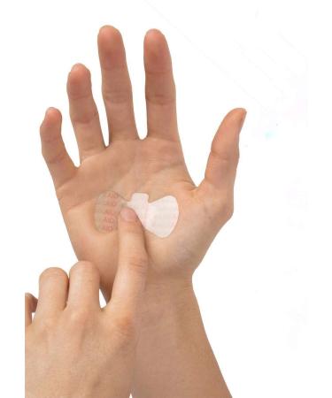 Carpal AID Clear Plastic Adhesive Hand-Based Carpal Tunnel Support for Either Hand SM20PK 20 Ct