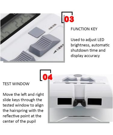 ZCBYBT Pupil Distance Measuring Instrument - Accurate Optometry Tool for Eyewear Fitting | International Shipping Available - Buy Online on GoSupps.com