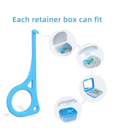 Aligner Removal Tool 5 Invisible Braces Removal Tools Retainer Remover Tool Suitable for Removing Braces Trays Retainers Dentures and Aligners(Blue). Regular size B 5pcs Light blue - Buy Online on GoSupps.com