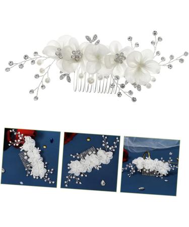 Beatifufu Flower Side Hair Comb Accessories for Girls Flower Hair Accessories Wedding Hair Comb Hair Jewels for Women Bridal Headpiece Rhinestone Hair Comb Bride Rhinestones The Flowers - Buy Online on GoSupps.com