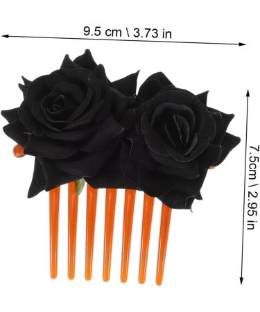 Beavorty 4 Sets rose hair clip rose hair clips for women rose hairpin for women Hair Side Combs floral hair clip bride accessories Bride Hairpin iron rose color Miss Red rose - Buy Online on GoSupps.com