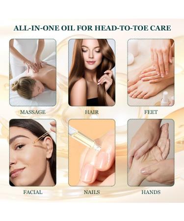 WAWJ Vitamin E oil 60 ml natural vitamin E for skin care and antiaging moisturizing wrinkle control scar care suitable for all skin types - Buy Online on GoSupps.com