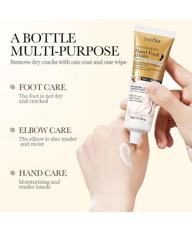BakerMiche 60g x 3 Pcs AntiCracked Hand Cream for Dry Hands and Feet Moisturizing Formula Hand Cream Deep Moisturizing and Nourishing Hand Cream Travel Size Hand Cream Set Vitamin E - Buy Online on GoSupps.com