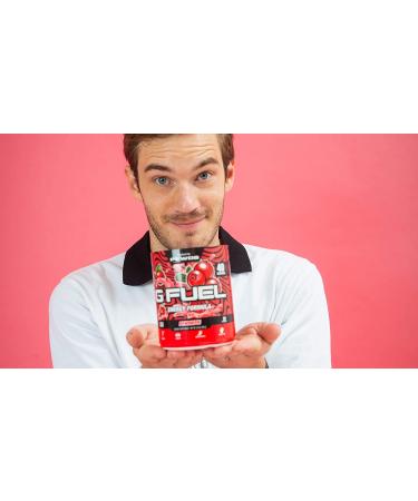 G Fuel PewDiePie Lingonberry Energy Powder 9.8 oz Tub - 40 Servings | Natural Energy and Focus Supplement - Buy Online on GoSupps.com